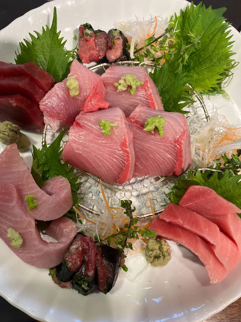 氷見のお刺身、氷見の鰤